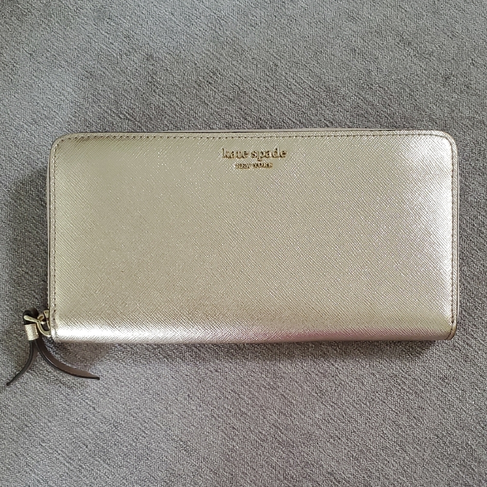 NWOT Kate Spade New York Cameron Large Continental Wallet In Saffiano Leather